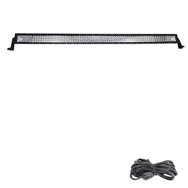 LED Ljuslist, 270W till 675W Effekt, Tredubbel Rad Design,52 tum med sladd