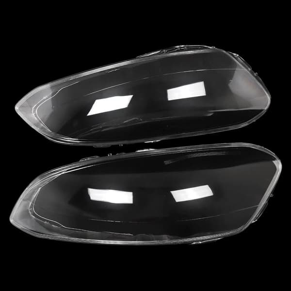 Huvudljuslinslock, Polykarbonatmaterial, Transparent / Klar färg, Passar 2014-2017 Volvo XC60,par