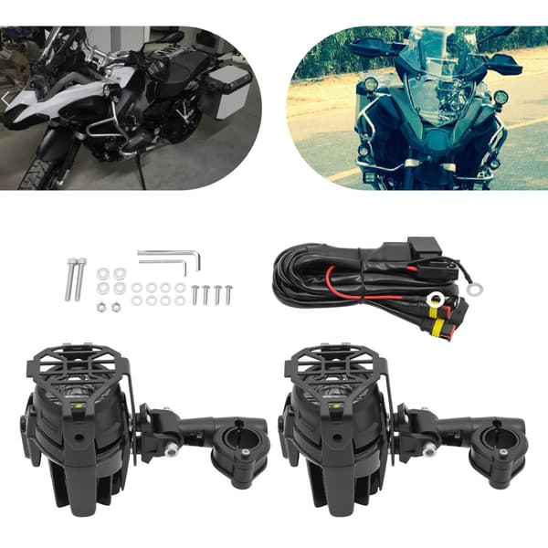 Motorcykel Dimljus, 40W Effekt, 6000K Färgtemperatur, Hållbar Aluminiumkonstruktion