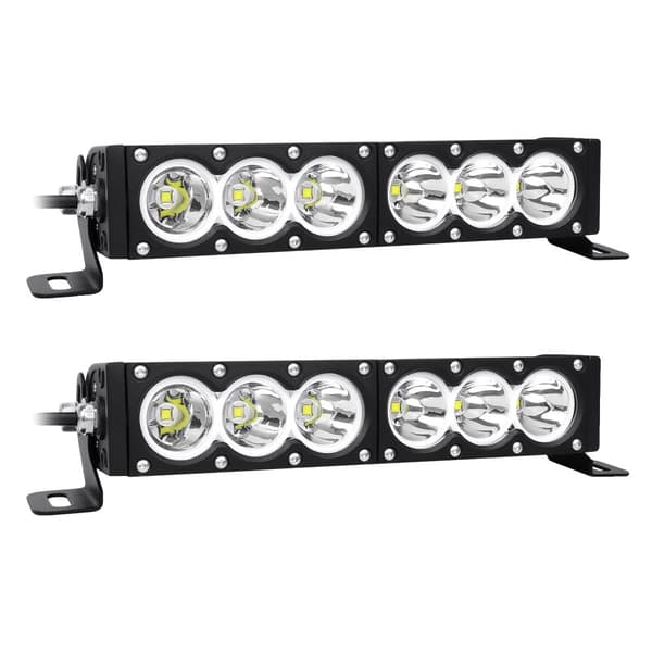 LED Ljuslist, 30-300W Effekt, IP68 Vattentålig Klassning,2x12 tum 60W Vit