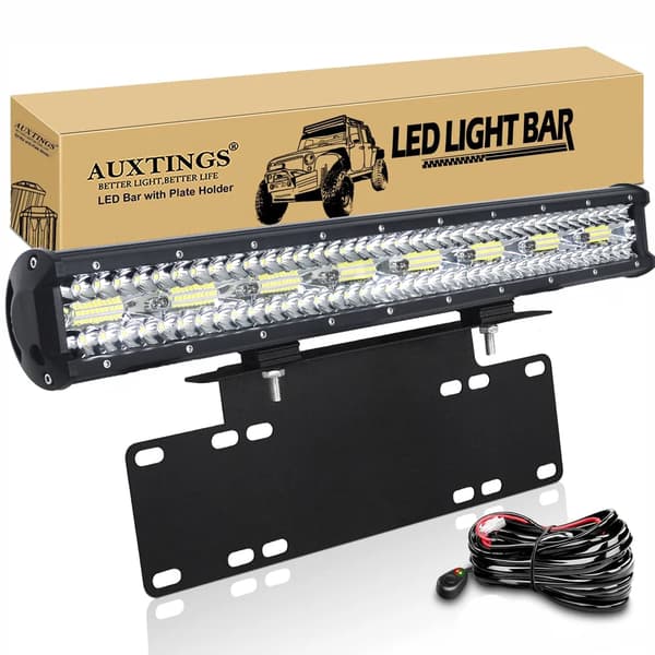 LED Ljuslist, 420W/480W Effekt, 6000K Färgtemperatur,23 tum Bracket2 Tråd
