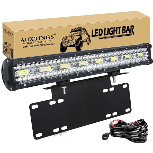 LED Ljuslist, 420W/480W Effekt, 6000K Färgtemperatur,23 tum Bracket2 Tråd