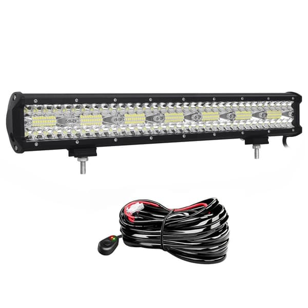 LED Ljuslist, 420W/480W Effekt, 6000K Färgtemperatur,20 tum med trådsats