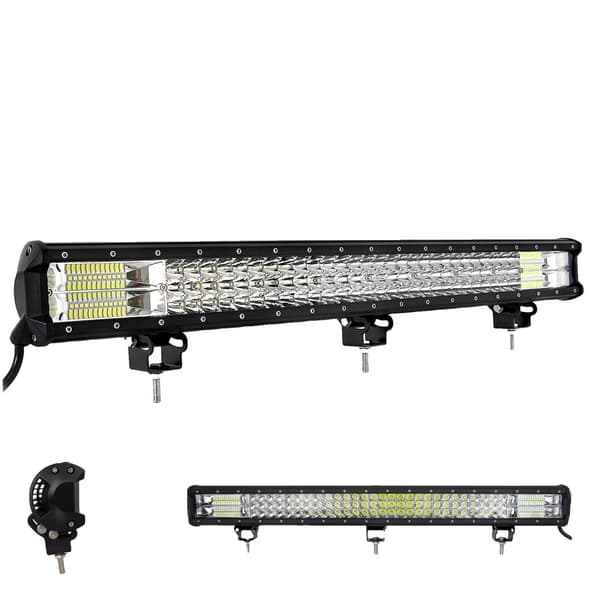 LED Lyskærm, 60° Flod + 30° Spot Stråle, Vandtæt IP67,28in ingen ledning