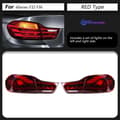 Miniatyrbillede 2 af 2: Baglygter til BMW F32 F36, LED-belysning, holdbar ABS-konstruktion,Et par, Rød