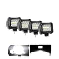 Miniatyrbild 1 av 2: LED Arbetslampa, 6000K Färgtemperatur, 120W Effekt, IP68 Ingresskydd,4PC  4tum
