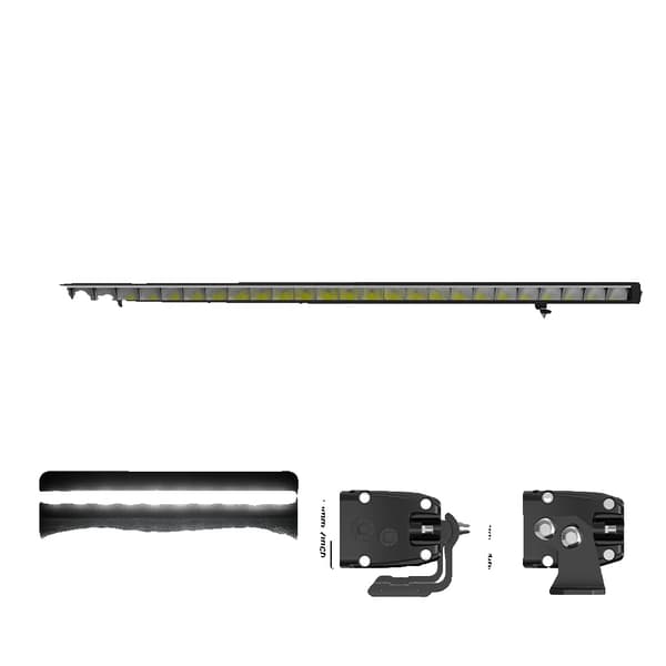 LED Lyskærm, 3500K / 6500K Farvetemperatur, Kombineret Stråle,52inch