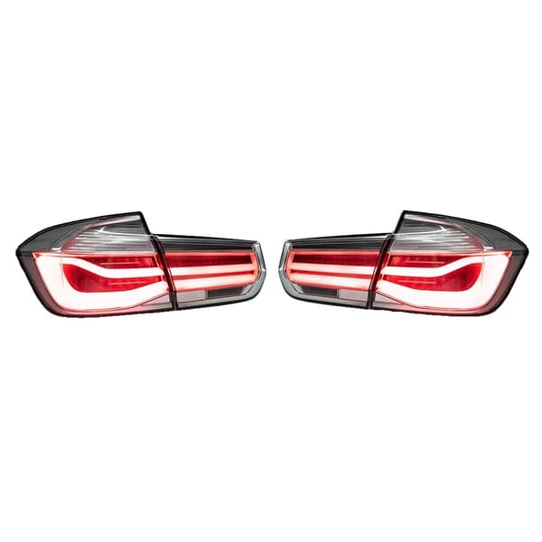 BMW F30 F35 Bakljusmontering, Röd LED-belysning, Dynamisk blinkerslampa,Vit