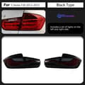 Miniatyrbild 2 av 2: BMW F30 LED Bakljus, Svart & Röd Design, Enkel Installation,2013-2015 Svart