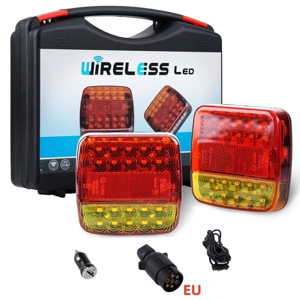 Trådløse magnetiske LED-baglygter, 12V spænding, 3400 lumen, letvægtsdesign,EU
