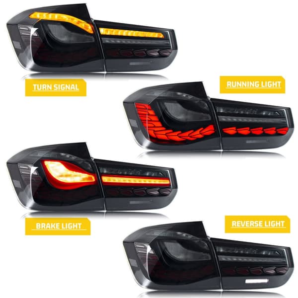 LED Bakljus, Sekventiell Blinkersignal, Enkel Installation, Förbättrad Säkerhet