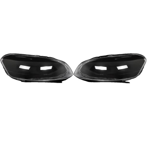 Huvudljuslinsöverdrag, För Volvo XC60 2014-2017, Klar linsfärg, Polykarbonatmaterial,par