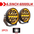 Pikkukuva 2 / 2: 6,5" LED Offroad-valot, 60000LM kirkkaus, yhdistelmävalokeila,2PC 6.5 tuuman valo