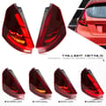 Miniatyrbild 2 av 4: LED Bakljus för Ford Fiesta MK7/MK7.5, Vattentät Design, Sekventiell Blinkersignal, Lätt Installation