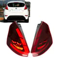 Miniatyrbild 1 av 4: LED Bakljus för Ford Fiesta MK7/MK7.5, Vattentät Design, Sekventiell Blinkersignal, Lätt Installation