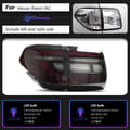 Pikkukuva 2 / 2: LED-takavalot Nissan Patrol Y62:lle, korkealaatuista PP-materiaalia, 12V jännite,musta