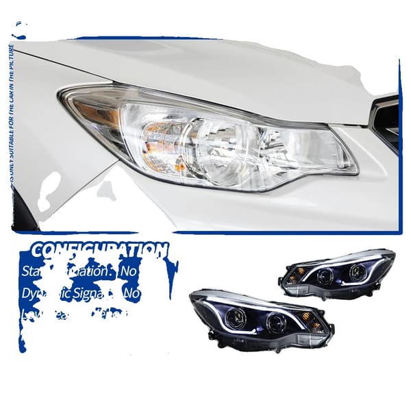 AKD Strålkastare för Subaru XV, Helljus, LED-belysning,XENON