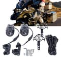 Miniatyrbild 1 av 4: LED Motorcykel Dimljus, Stark Belysning, Dubbel Funktionalitet, Enkel Installation
