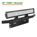 Miniatyrbillede 2 af 2: 20 Tommer LED Lysbar, 126W Effektudgang, Kombineret Stråledesign,Bar Beslag