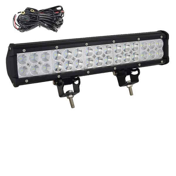LED-ljusramp, hög ljusstyrka, dubbelradig design,1PC 90W Med Tråd