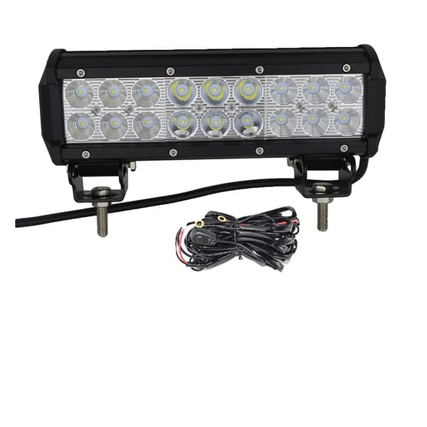 LED-ljusramp, hög ljusstyrka, dubbelradig design,1PC 54W Med Tråd