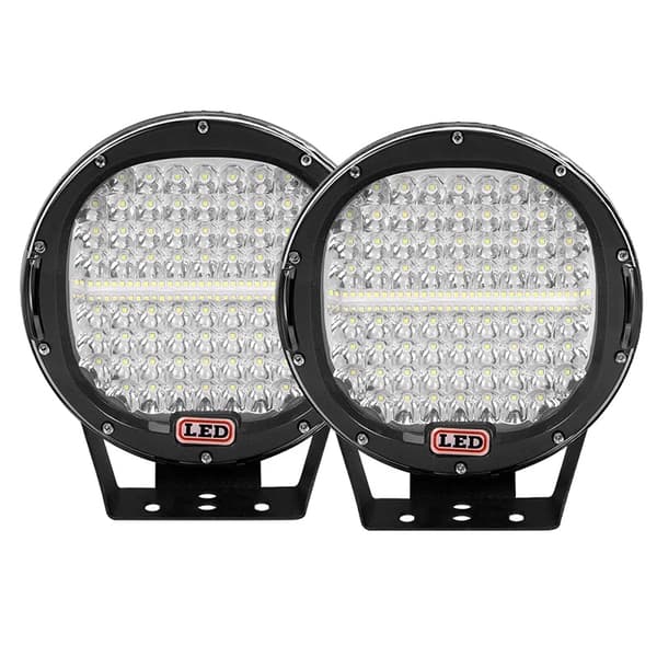 LED Arbejdslys, Høj Effekt, Spot Stråle,2X Sort 294W Spot