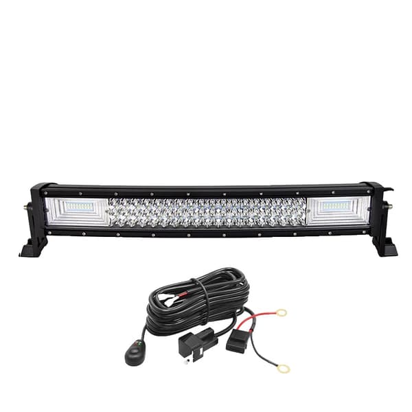 LED-ljusramp, böjd design, offroad-kapacitet,22tum 270w trådkit