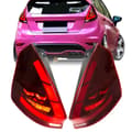 Miniatyrbild 1 av 4: LED Bakljus, Sekventiell Blinkersignal, Vattentålig Design