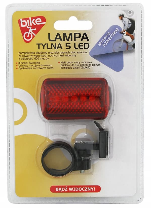 LED:n takasatulatolpan polkupyörän valo