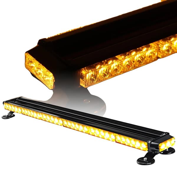 12V LED Vilkkuvalopalkki, 78 LEDiä, 27 Vilkkumallia, Vesitiivis IP65