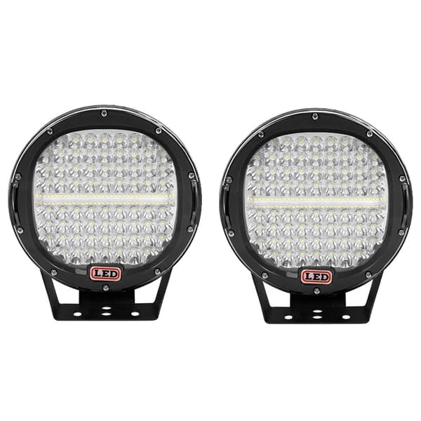 LED Arbetslampor, 294W Ljusstyrka, Vattentålig IP67,2 stycken svart