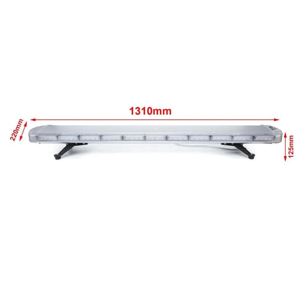 LED Strobe Ljusbar, 96 LEDs, 96W Effektutgång,Gul