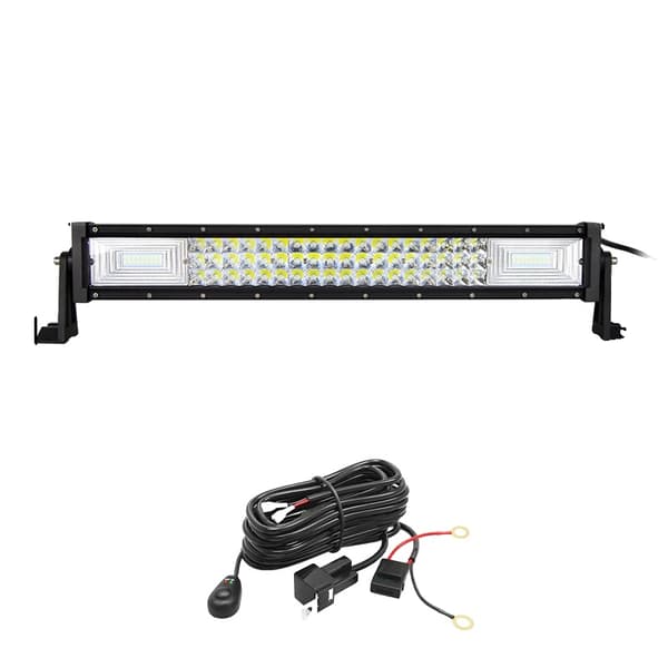 Offroad LED Lysbjælke, Holdbar 6000K Lysstyrke, Tredobbelt Række Design,21 tommer 270w ledning