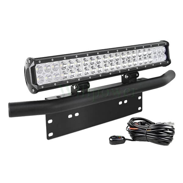 20 Tommer LED Lysbar, 126W Effektudgang, Kombineret Stråledesign,Bar Bracket A Wire in Danish is: "Stangbeslag A Tråd"