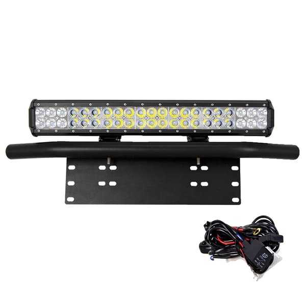 LED-ljusramp, dubbelradig design, hög synlighet,20 tum med tråd