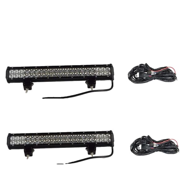 LED Lygtebar, 20 Tommer Længde, 126W Kombineret Stråle,2 stk. med sæt