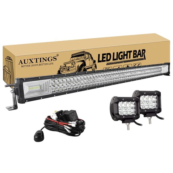 LED-ljusramp, hög ljusstyrka 270W-675W, vattentät IP67,42 tum 540W Tråd