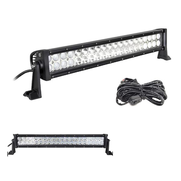 LED-ljusramp, vattentät, universell passform, 22 tum 120W med sladd