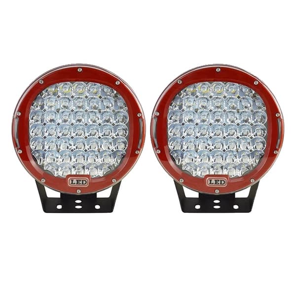 Offroad LED-strålkastare, 225W hög effekt, Spotlights för Jeep JK Wrangler, Röd