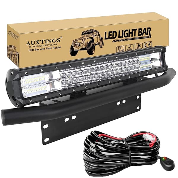 LED-valopalkki, 288W-324W kirkkaus, vedenpitävä IP67, yhdistelmävalokeilakuvio,20 tuuman telinejohto