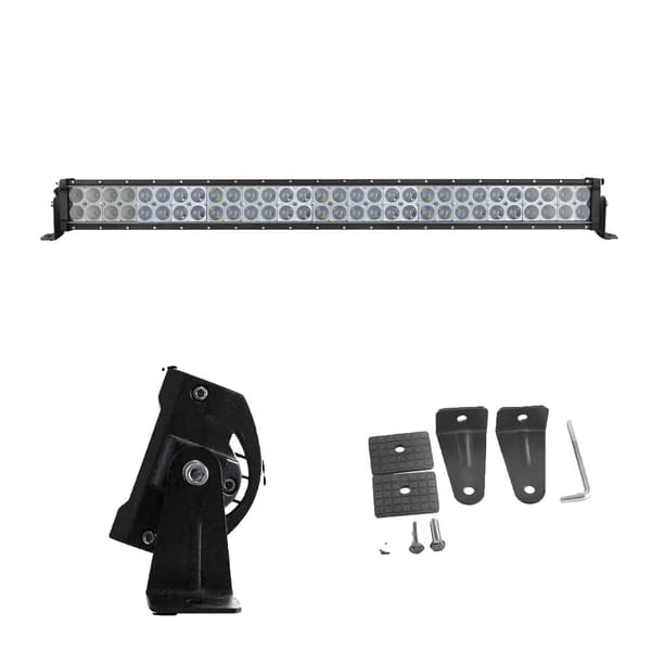 LED-ljusramp, dubbelradig design, vattentät IP67,32 tum 180W