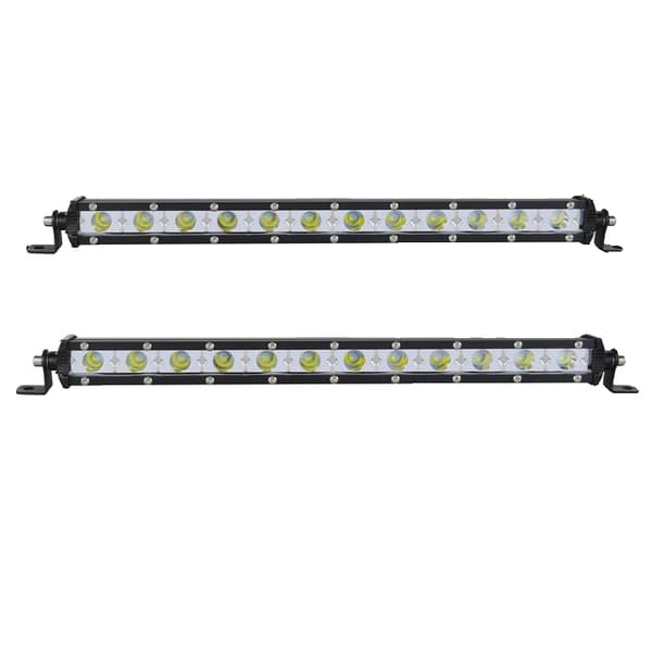 LED-ljusramp, Smal Design, Offroad Användning, 2 st 13 tum Spot Beam