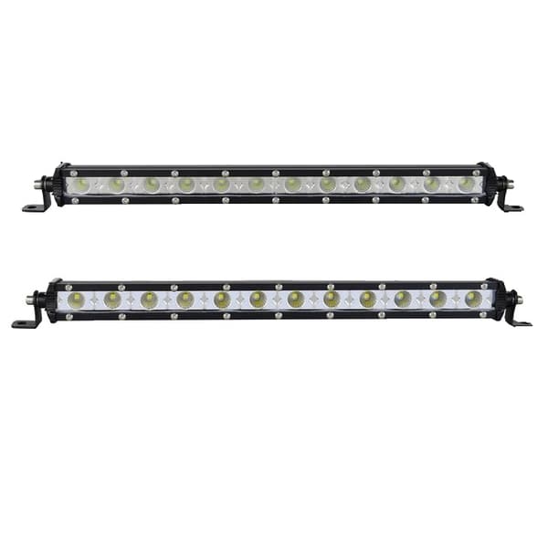 LED-ljusramp, Smal Design, Offroad Användning, 2 st 13 tum Flodstråle