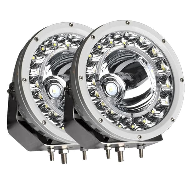 LED Arbetslampa för Off Road, 150W Effekt, IP68 Vattentålig,2x 9 tum vit