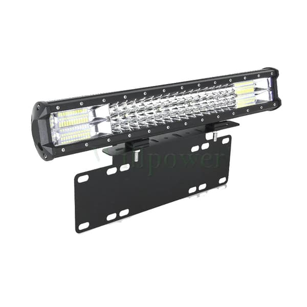20 Tommer LED Lygtebar, 288W Effekt, Kombineret Stråledesign,Barbeslag