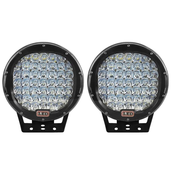 LED Arbejdslys, Vandtæt IP67, 30° Spot Stråle, Lang Levetid 30.000 Timer,rik2 stk Sorte Prik Brik