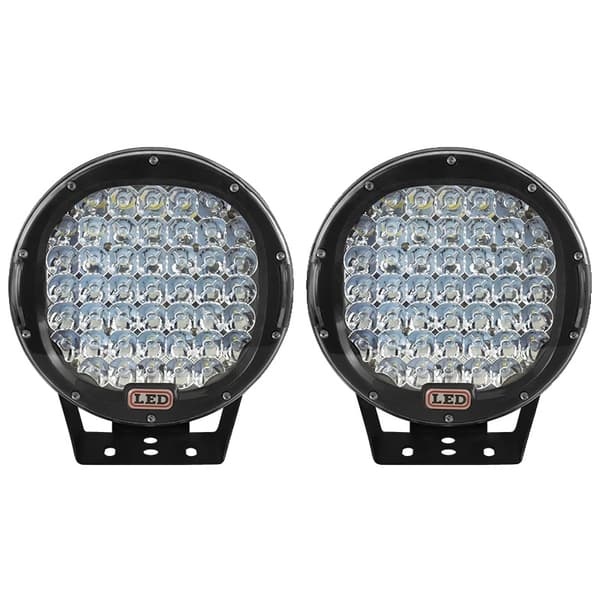 LED Arbejdslys, Vandtæt IP67, 30° Spot Stråle, Lang Levetid 30.000 Timer,rik2 stk Sorte Prik Brik