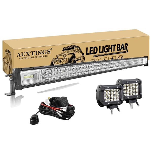 LED Lyskærm, 270W-675W Lysstyrke, Flere Strålemønstre,7D 50in 4in Tråd