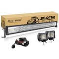 Miniatyrbild 2 av 2: LED-ljusramp, 270W-675W ljusstyrka, flera strålmönster,7D 32 tum 4 tum tråd