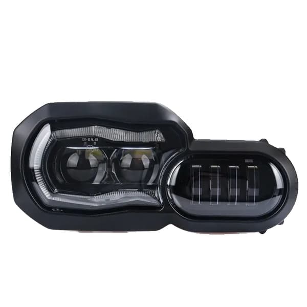 Motorcykel LED-strålkastare, komplett montering, passar BMW F800GS, F650-800-DD